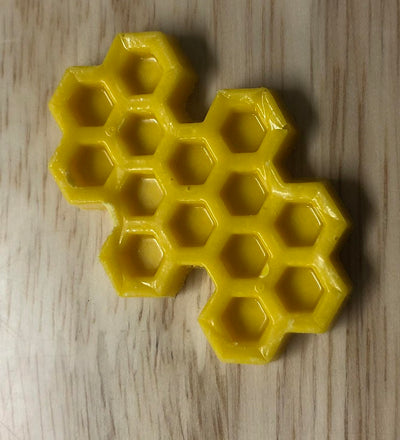 Chocolate honeycomb shape edible decorations