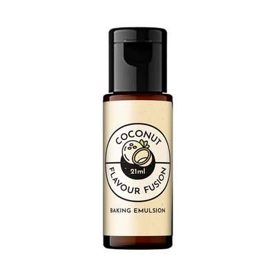 Coconut emulsion flavouring in 21ml bottle