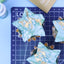 Gold leaf by colour mill on star shaped cookies