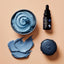 denim blue sprinks food colouring with icing and cake examples
