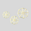 FMM plastic easy bunting cutter set of 3