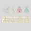 FMM Fairytale motifs cutter set and icing examples