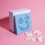 Decorative silicone mold with baroque design on a pink background
