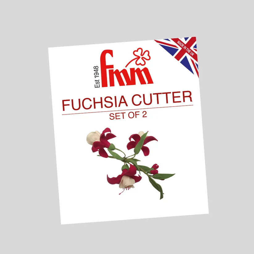 Fuchsia flower petal & calyx cutter set by FMM