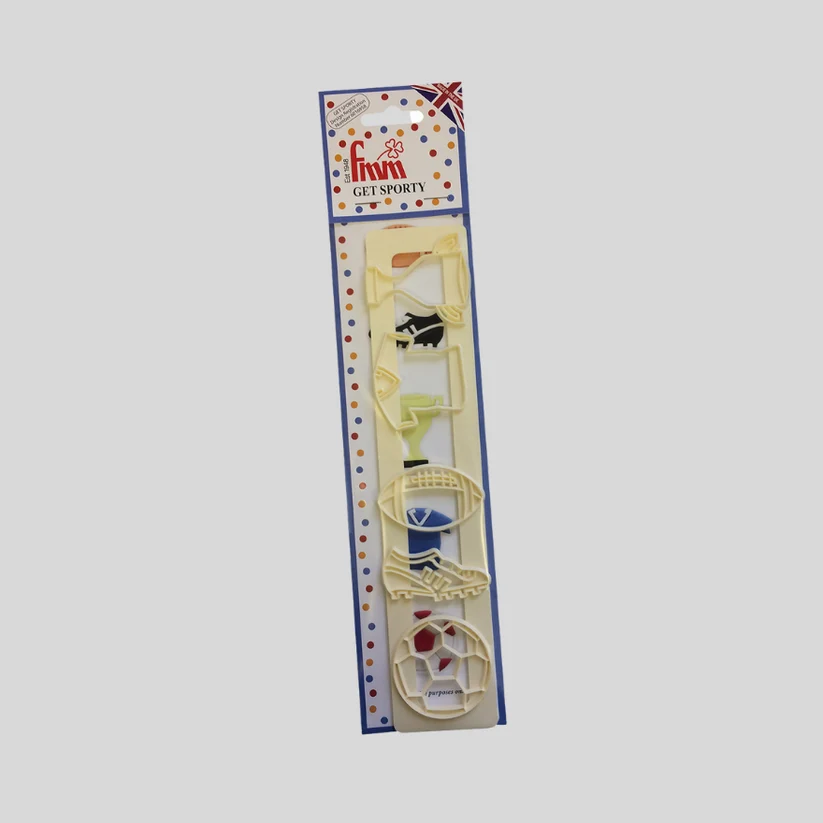 Packaged children's sportscutter with 'fmm' branding on a white background