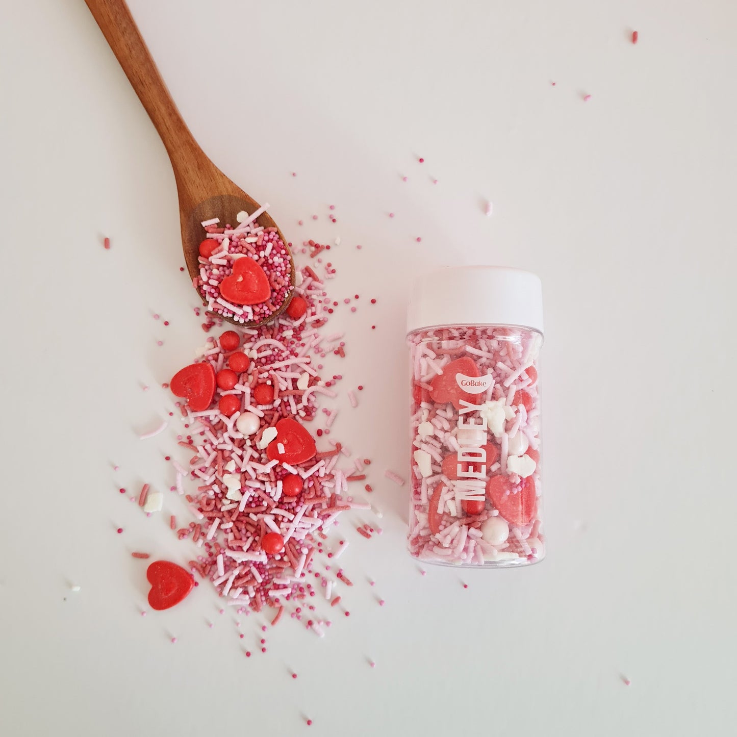 french kiss sprinkle medley tipped from jar