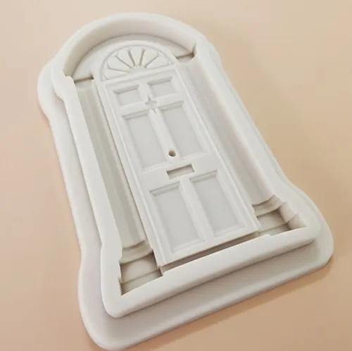 Front door with pillars Silicone mould