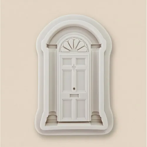 Front door with pillars Silicone mould