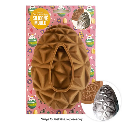 Large Easter egg silicone chocolate mould Geometric EGG