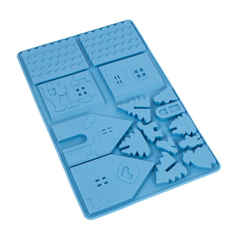 GINGERBREAD HOUSE SILICONE CHOCOLATE MOULD by Sprinks