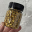 Gold metallic stars sprinkles 100ml jar by Kiwicakes