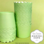 Straight sided cupcake papers baking cups Pastel Green
