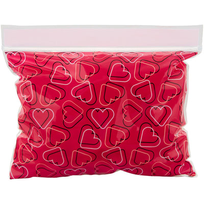 Resealable hearts treat bags by Wilton pack 20