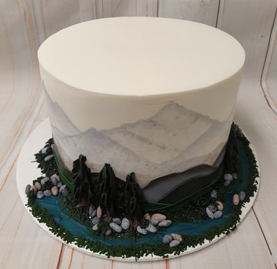 Cake class with Tracy Johnson Sunday August 25th Painted Mountain Scene