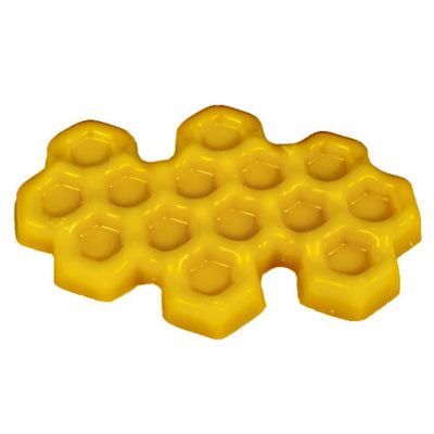 Chocolate honeycomb shape edible decorations