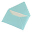 Teal fondant envelope