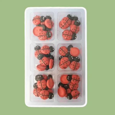 Ladybug Ladybird icing decorations pack of 36