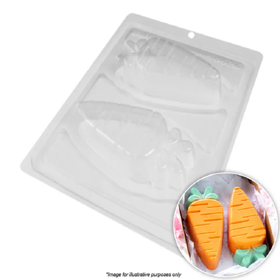 Large carrot chocolate mould