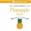 LorAnn Oils Pineapple flavour label with a pineapple illustration on a white background