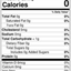 Nutrition facts label for a Lorann  flavouring bottle