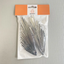 Paper palm leaf fan decorative cake topper 2 per pack Metallic Silver