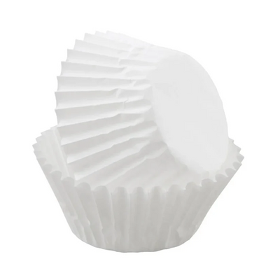 White mini cupcake paper 100 pack by Wilton
