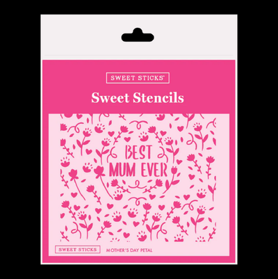 Mothers Day Petal Stencil by Sweet Sticks