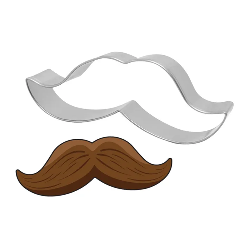 Mustache Cutter Moustache cookie cutter - Kiwicakes