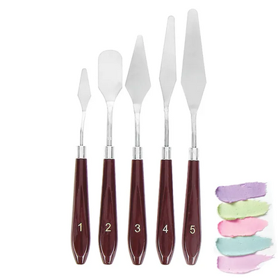 PALETTE KNIVES SET OF 5