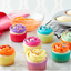 Multi colour pastel rainbow standard cupcake papers 150 pack Style no#2