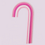 Pink Rainbow cake topper