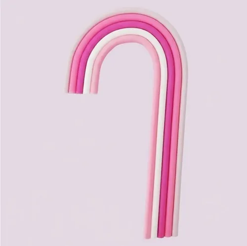 Pink Rainbow cake topper