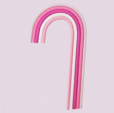 Pink Rainbow cake topper