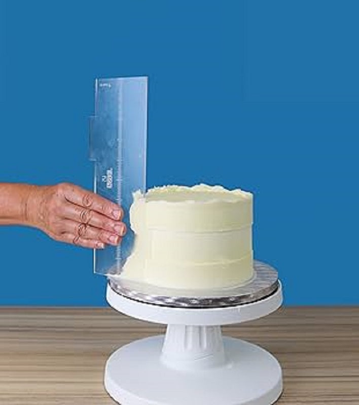 PME XL Side texture scraper comb for buttercream icing Latitude ring 4 ...