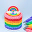 Rainbow and clouds topper Chocolate mould