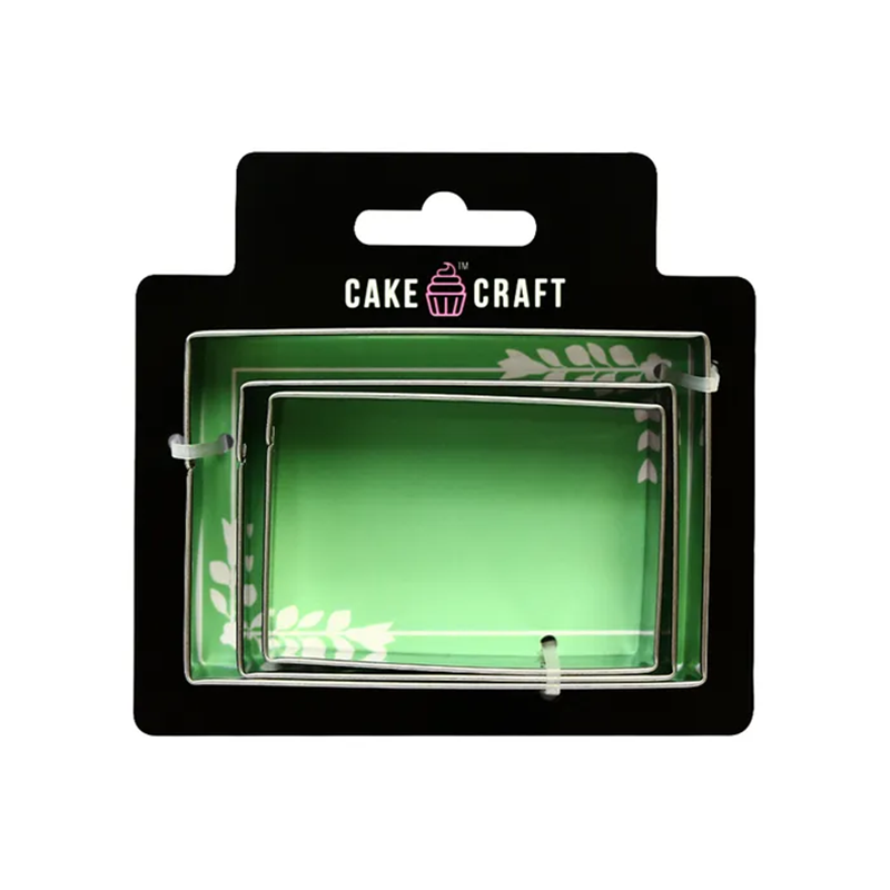 Rectangle cookie cutter set of 3 - Kiwicakes