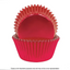 Foil baking cups Red 44mm x 30mm (72) cupcake papers