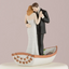 Bride and Groom Rowaway Rowboat couple