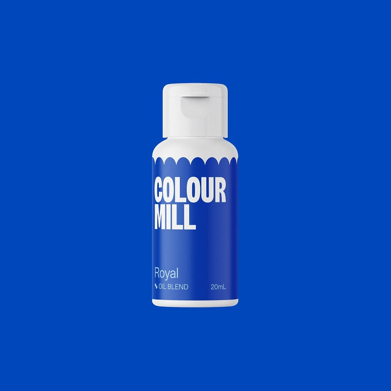 Royal blue colour mill bottle