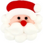 Santa Faces Christmas theme icing decoration