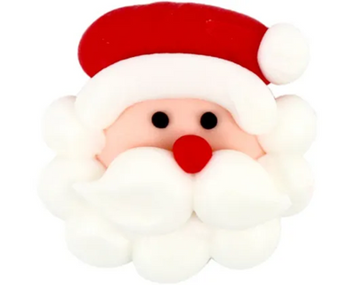 Santa Faces Christmas theme icing decoration