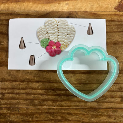 Seashell clam or scallop cookie cutter 70mm quality plastic cutter