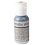 A bottle of metallic silver food airbrush coloring pigment with a white cap and a white label, showing the text 'Metallic silver' on a clean white background.