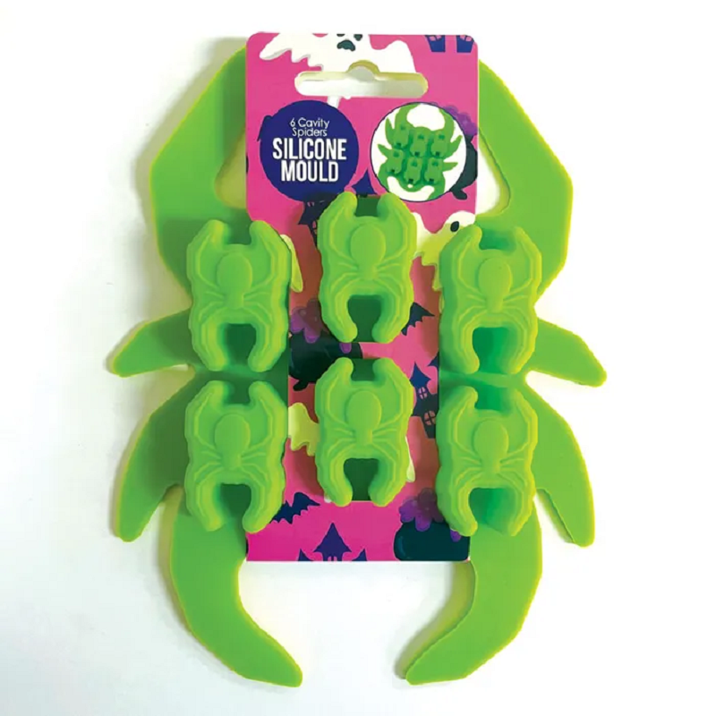 Spiders 6 cavity silicone bite size mould