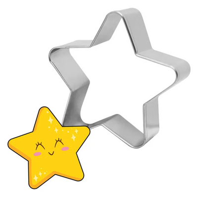 STAR with rounded points Cookie Cutter