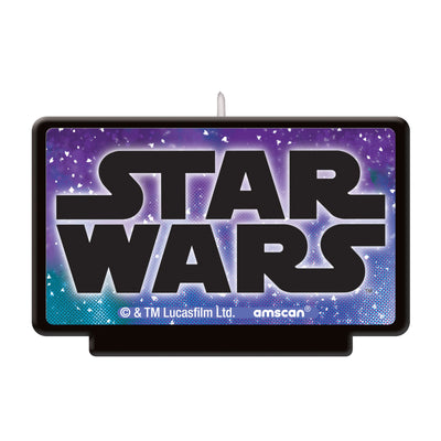 Star Wars Galaxy Logo flat candle