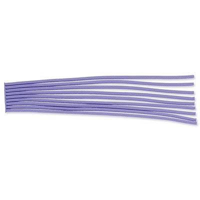 Examples of fondant ribbon laces cut using the jem strip cutter