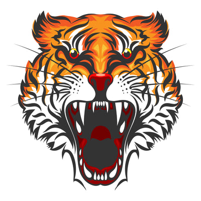 Edible icing image Tiger