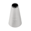 A Wilton 199 metal piping tip with a flared, serrated star-shaped opening, shown on a solid white background.