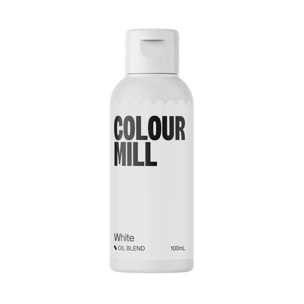 Large white colour mill bottle